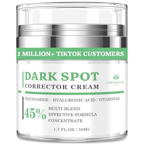 Dark Spot Remover for Face and Body: Dark Spot Corrector Cream, Melasma, Freckle, Sun Spot, Age Spot Remover with Niacinamide and Vitamin C, Advanced Formula for Women and Men (1.7 Fl Oz)