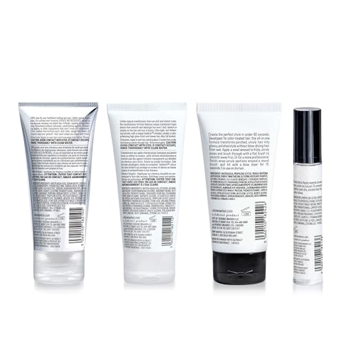 COLOR WOW Quick Frizz Fixes! Travel Kit – Includes Shampoo, Conditioner, One Minute Transformation Styling Cream, Pop & Lock Frizz Control and Glossing Serum, The ultimate in frizz control.