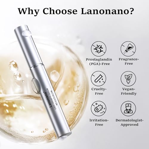 Lash Serum, Fuller & Longer Looking Eyelash Serum for Eyelash Rapid Growth, Vegan & Cruelty-Free, 0.1 Fl Oz£¨3ml£©