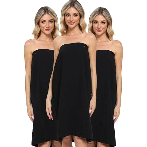 Xeoxarel Bath Towel Robe for Women, Lightweight Soft Towel Wraps, Comfortable Bathrobe, Perfect for Spa, Sauna, and Pool