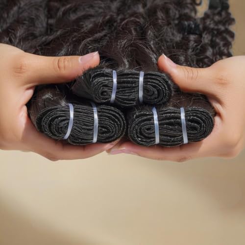 Burmese Curly Human Hair Bundles 22 24 26 Inch Curly 3 Bundles Unprocessed Burmese Raw Hair Extension Real Human Hair 12A Natural Color Spiral Curly End