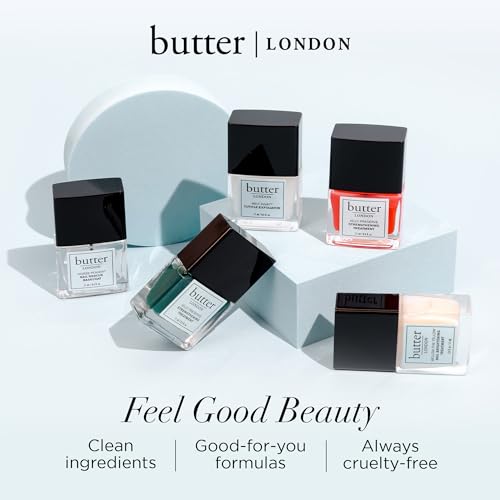 butter LONDON Cuticle Remover Liquid, Melt Away - Cuticle Softener Oil Exfoliator Gently Removes Dry & Overgrown Skin - Nail Care for Clean & Healthy-Looking Nails, Home Manicure & Pedicure