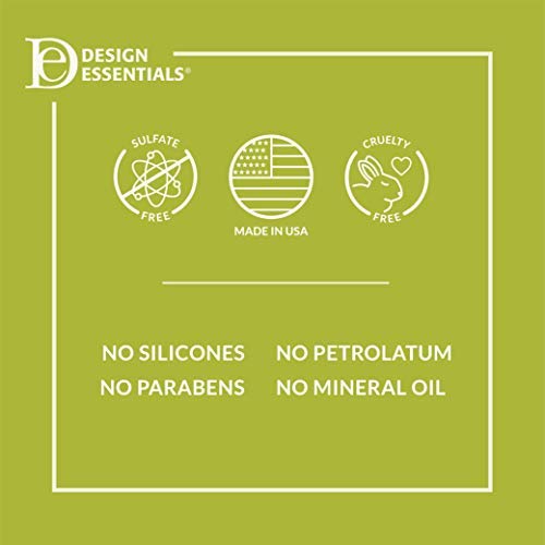 Design Essentials Natural Almond & Avocado Moisturizing & Detangling Sulfate-Free Shampoo, 32 Ounce