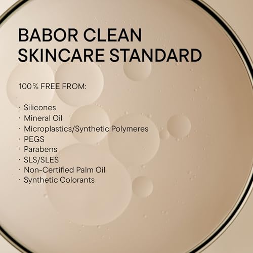 BABOR Gentle Cleansing Cream for Dry and Sensitive Skin, Especially Mild, Skin-friendly and Creamy Cleansing Lotion, Vegan Formula, Gentle Cleansing Milk, 1 x 200 ml