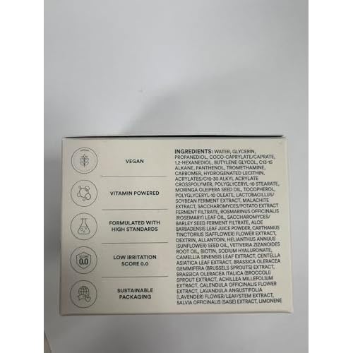 Farm Rx Super Greens Hyalru B5 Aloe Cooling Gel Cream (3fl oz) - Ultra-Lightweight Moisturizer, Plumping Hydration. Korean Skin Care. Hyaluronic Acid, Panthenol, Vegan.