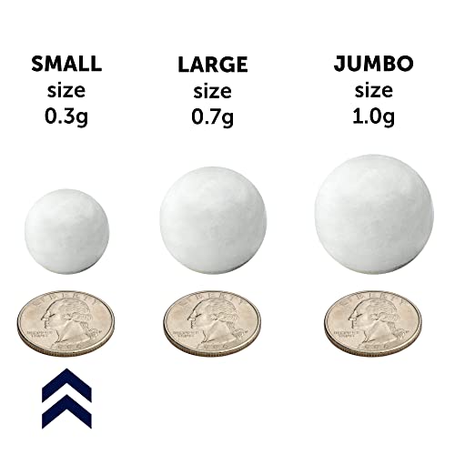 DecorRack 600 ct Small Cotton Balls, 100% Pure Natural Cotton, for Make-Up, Nail Polish Removal, Pet Care, Soft and Absorbent (Pack of 600)