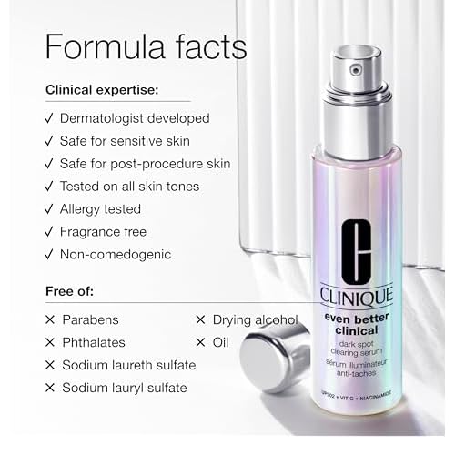 Clinique Even Better Clinical Dark Spot Clearing Vitamin C Face Serum For All Skin Types | Brightening + Soothing
