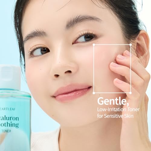 GOODAL Heartleaf Hyaluron Soothing Toner - Trouble Care, Korean Skin Care, Soothing, Moisturizing, Hydrating, Calming Skin, Instant Cooling, Hyaluronic Acid,Ceramide (11.83 fl.oz.)