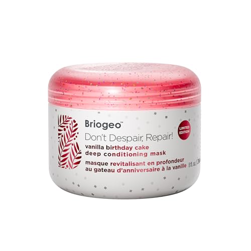 Briogeo Don't Despair, Repair! Deep Conditioning Mask, Deep Conditioner for Dry Damaged or Color Treated Hair, Prevent Future Breakage, Protein Mask for Stronger Hair, Vegan, Cruelty-Free