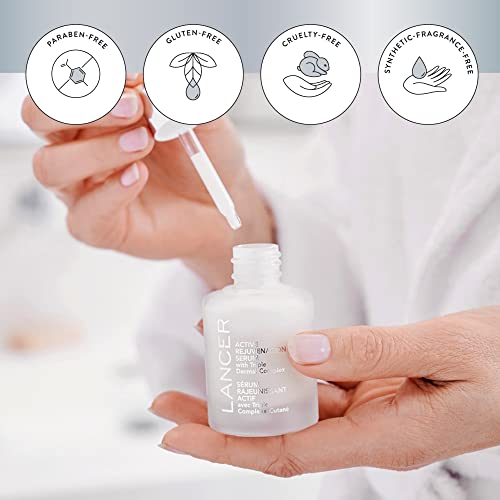Lancer Skincare Active Rejuvenation Serum with Triple Dermal Complex, Daily Anti-Aging Face Serum, 1 Fluid Ounce