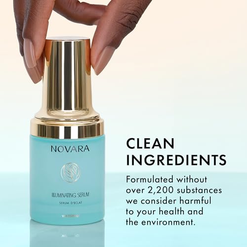 Novara Illuminating Serum | Triple Hyaluronic Acid | Korean Skincare | Targets Fine Lines & Wrinkles | Hydrating & Plumping | Moisture Boosting | Doctor Recommended | 1 Oz