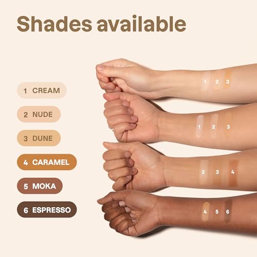 ATTITUDE Oceanly Light Coverage Under Eye Concealer Stick, Titanium Dioxide-Free, EWG Verified, Plastic-Free, Vegan & Cruelty-free Makeup, Cream, 0.2 Ounces