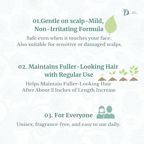 [THY rootup+] Botanical Hair Tonic ? Herbal Scalp Spray for Fuller-Looking Hair | Non-Greasy Formula with Korean Plant-Based Formula | For Men & Women |250 ml / 8.45 fl oz