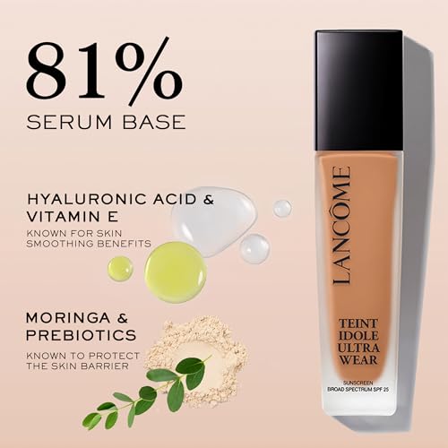 Lanc?me Teint Idole Ultra Wear Natural Matte Foundation- Longwear, Medium-Full Coverage, Natural Finish, Waterproof & Hydrating Formula
