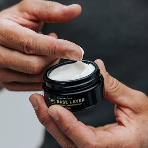 Caldera + Lab The Base Layer | Men's Organic Face Cream Moisturizer for Dry, Sensitive, & Normal Skin ? Vegan, Natural & Antioxidant Packed Facial Skincare
