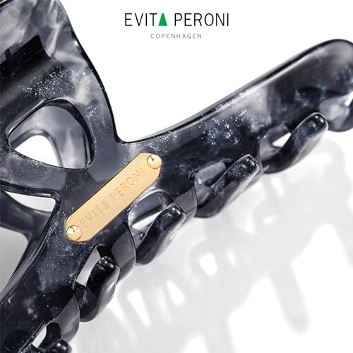 EVITA PERONI Extra Large Hair Clips for Women with Strong Grip Suitable for Oversized hairstyles, Hair Claw Full Clip and Half Clip - Night Star River