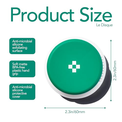 Dore Le Disque Silicone Facial Cleansing Tool ? Gentle Exfoliating & Massaging Skincare Accessory ? Soft Design for Daily Face Care & Product Absorption