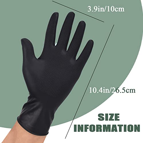 VOVCIG Hair Dye Gloves,Professional Hair Coloring Accessories for Hair Salon Hair Dyeing,2pcs£¨1 left+1 right£©,black