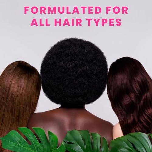 Hussell Hair Serum - No Rinse with Argan Macadamia & Avocado Oils - Vitamins A, E, Pro B5 - Conditioner for Women & Men - Pack of 2, 80 Capsules