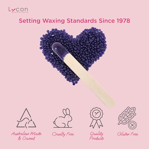 Lycon LycoJet Lavender Hard Wax Bricks for Hair Removal, Effortlessly Removes Stubborn Hair with Professional-Grade Soothing Formula, Suitable for Sensitive Skin, 1kg/ 35.3 oz