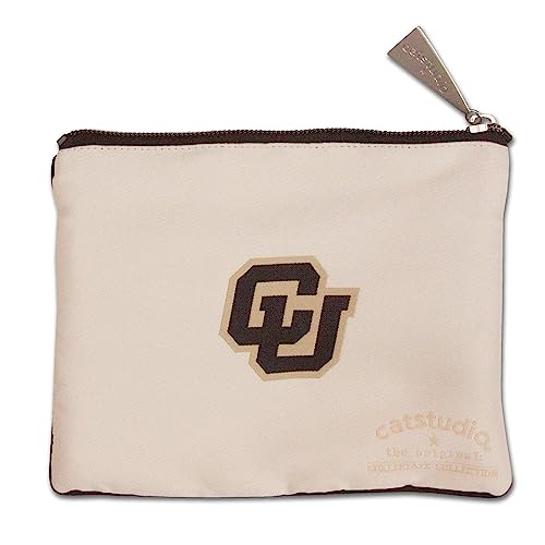 Catstudio Zipper Pouch, University of Colorado Boulder Travel Toiletry Bag, 5 x 7, Ideal Makeup Bag, Dog Treat Pouch, or Purse Pouch to Organize Supplies for Grads & Alumni
