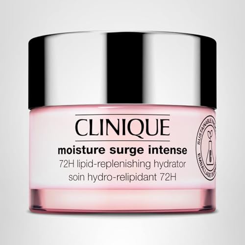Clinique Moisture Surge Intense 72H Lipid-Replenishing Hydrator Face Moisturizer With Aloe Water + Cica | Hydrating + Moisturizing, 1 Fl Oz