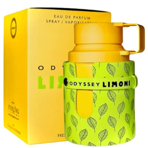 Armaf Odyssey Limoni Fresh for Unisex Eau De Parfum Spray, 3.4 Ounce
