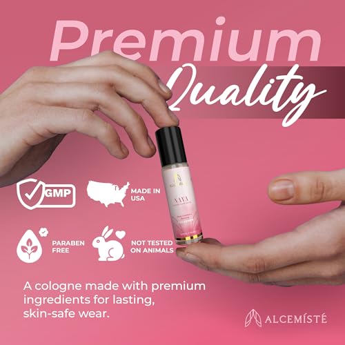 Concentrated Pheromones-infused Perfumes For Women - Premium Enhanced Scents Feromonas Perfume Oil Cologne - Travel Size, Rollerball with Sweet, Floral, Feminine Scent 0.34 oz (10 mL)