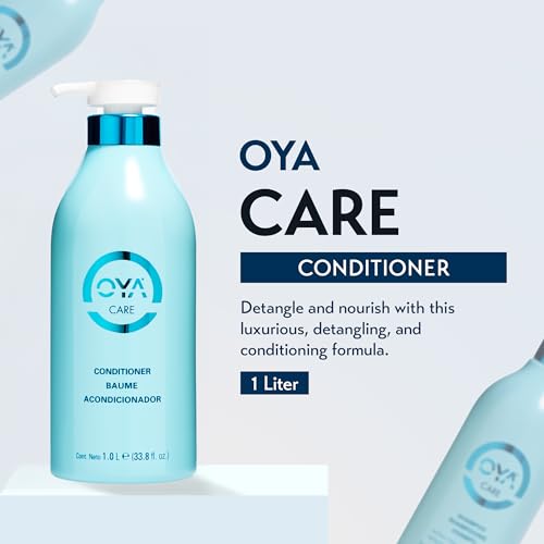 OYA Care Conditioner for Color-Treated Hair ? Hydrating & Moisturizing Conditioner for Women & Men ? Reduces Frizz, Strengthens Dry & Damaged Hair ? For Fine, Thin, Wavy & Frizzy ? 1L / 33.8 fl. oz.