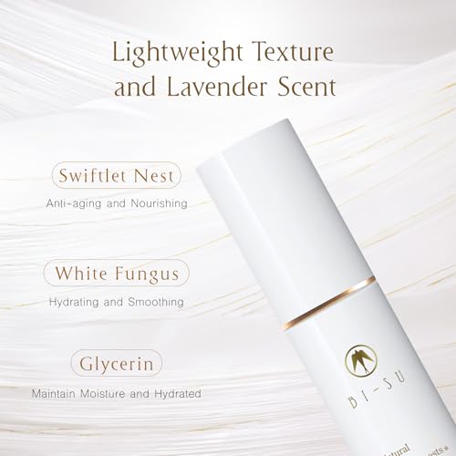 BI-SU Serum | Hydrating Serum with Natural Swiftlet Nests Extract, Collagen, Hyaluronic Acid, EGF, Anti-aging Japanese Skincare, Improves Dryness, Fine Lines, Elasticity, No Oiliness, 1 fl.oz, 30ml