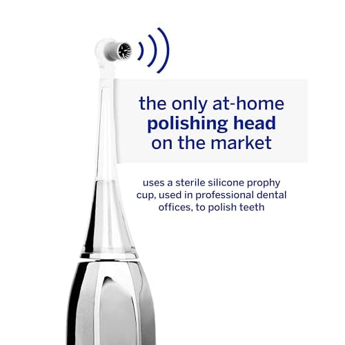 Supersmile Zina45¢â Sonic Pulse Toothbrush ? angled brush with polishing head for advanced cleaning ? For Visibly Whiter Teeth and Healthier Gums