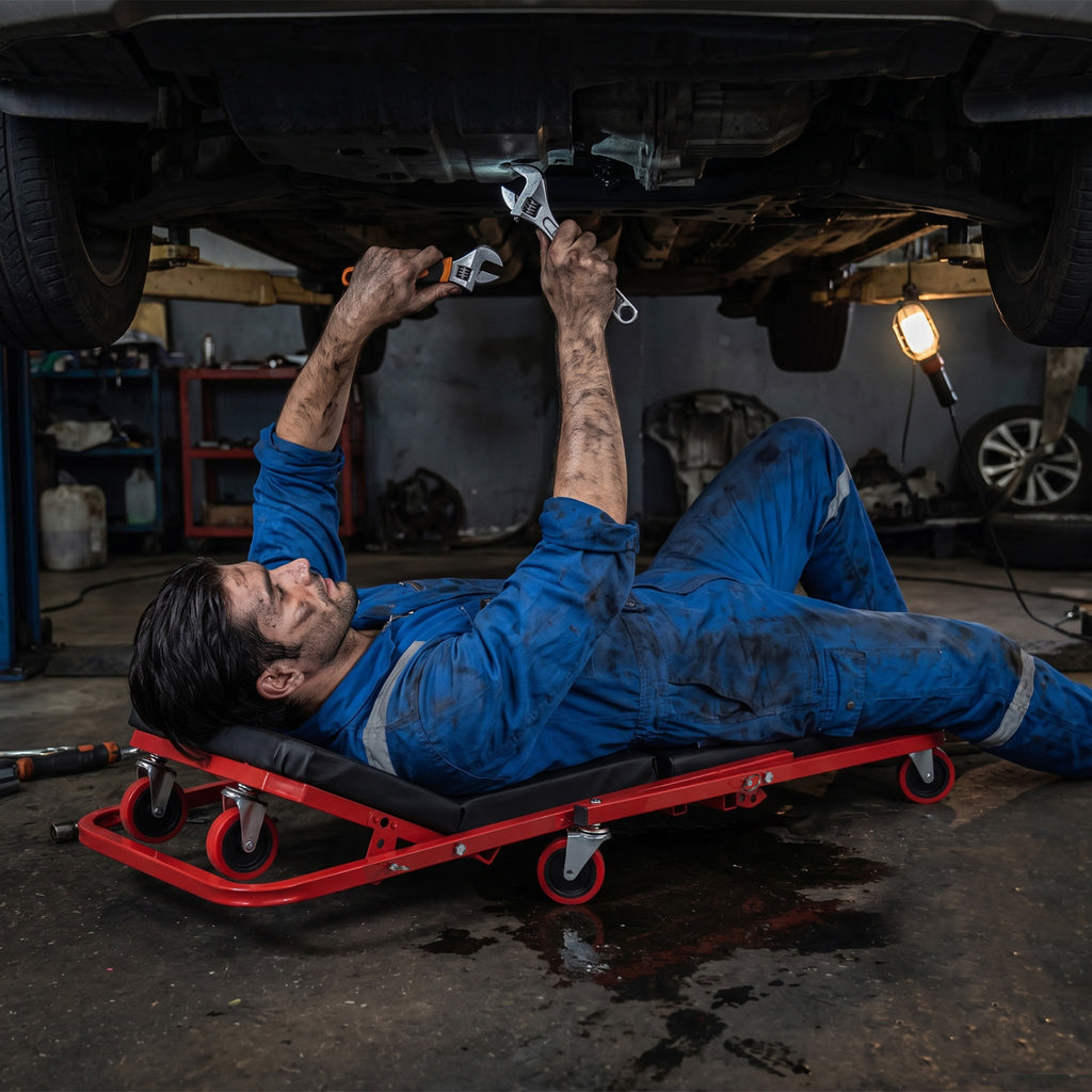 41" Foldable Mechanic Creeper with 450 LBS Capacity