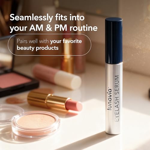 Eyelash Serum - Peptide & Botanical Lash Conditioner for Healthier, Stronger-Looking Lashes - Nourishing Lash Serum with Ginseng Extract for Daily Lash Care