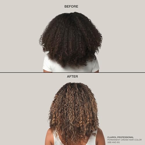 Clairol Professional Permanent Cream Hair Color | Blonde, Brown, Black, & Red-Violet Shades for 100% Gray Coverage | Deep Conditioning & Fade Resistant Results