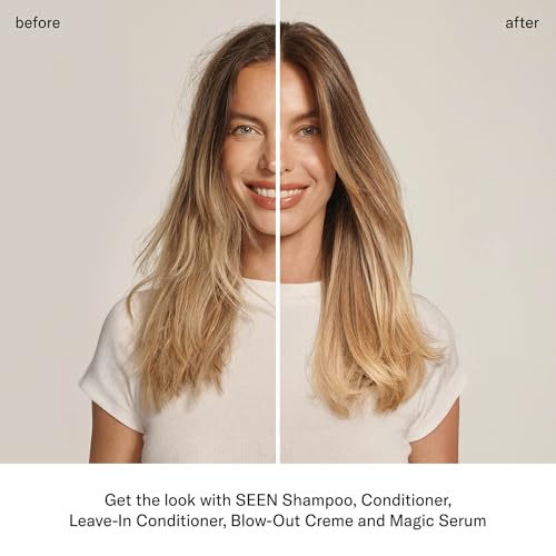 SEEN Leave-In Conditioner, Fragrance Free - Leave-In Hair Conditioner & Heat Protectant Spray- Detangles & Hydrates- Formulated without Parabens, Sulfates or Phthalate