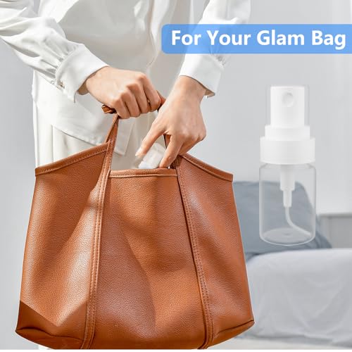 6 Pack 0.17 Oz (5ml) Mini Perfume Travel Refillable Bottles, Fine Mist Refillable Mini Perfume Atomizer, Empty Pump Container for Traveling and Outgoing