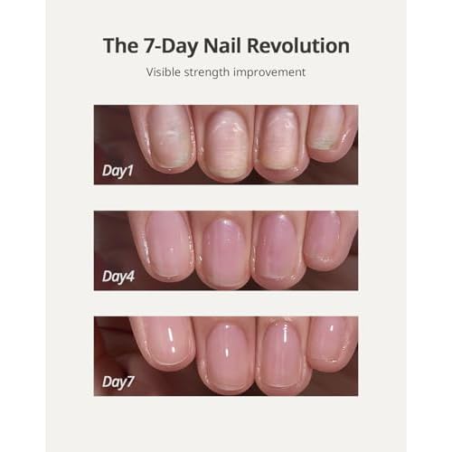 BTARTBOXNAILS Naillush Nail Strengthener & Growth - Repair Damaged Nails, Strengthen Weak & Thin Nails, Extra Strong Nail Growth Treatment, Long Lasting Nail Hardener, 15ml