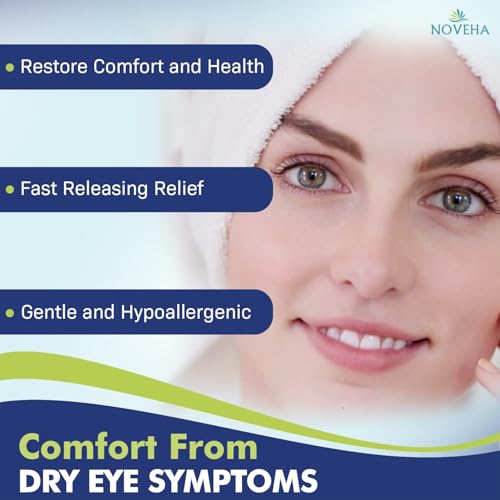 NOVEHA 180Pcs Daily Hygienic Eyelid & Lash Wipes | 120 Individually Wrapped Cleansing Eyelash Wipes - For Blepharitis & Itchy Eyes, Demodex and Natural Makeup Remover & Daily Cleanser (3 Pack)
