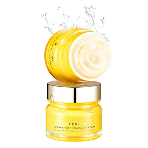 [FORENCOS] Wonderwerk Marula Cream 1.69 fl. oz. (50ml) - Containing Marula Oil & Hoeny & Proplis Extracts & Hyaluronic Acid, Deep Moisturizing and Nourishing Facial Cream