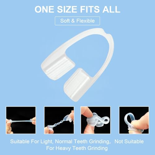 Mouth Guard Grinding Teeth Grinding Braces Mouth Guard for Mouth Sleeping at Night (20 Pack)