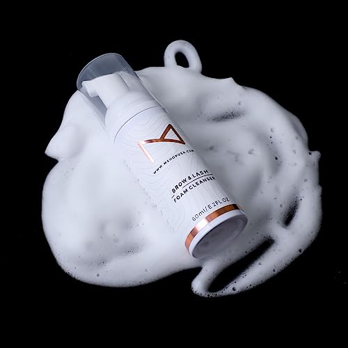 M - Permanent Makeup Brow & Lash Foam Cleanser For Eyelash Extensions, Microblading, Powder Brows, Eyebrows, Nano Brows, Permanent Make Up 60ML