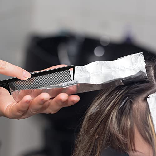 Highlight Comb Set, 6 Piece Set, Weaving, Sectioning, Styling, and Hair Dyeing Combs Professional Weaving Styling for Foiling and Balayage Coloring(Various Style)