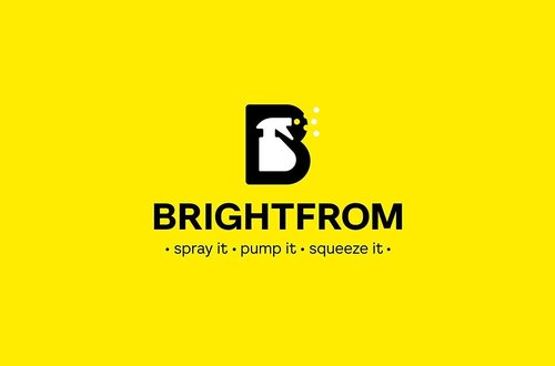 BRIGHTFROM Empty Shampoo Pump Bottles, 32 OZ / 1 Liter, BPA-Free Cylinder Containers, Household & Commercial Use, 2 Pack - Leak Proof