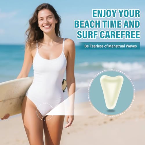 Camel Toe Concealer, 4PCS Reusable Camel Toe Underwear for Women, Waterproof, Soft, Washable Camel Toe Hider Suitable for Swimsuits, Leggings, Bikini &Tight Clothes