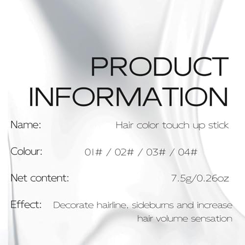 Hairline Filler Pen Stick - Waterproof Instant Hairline Concealer, Temporary Hair Filler | Easy-to-Use Thinning Hair Filler Stick, Natural-Looking Root Concealer Enhancement For Men And Women