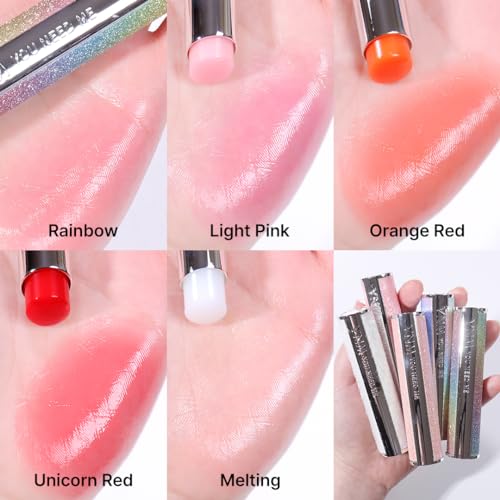 YNM Honey Lip Balm, Moisturizing Tinted Lip Balm, pH Color Changing, Infused with Manuka Honey and Squalane, Hydrating, Korean Skincare, Natural Finish, RAINBOW HONEY, 0.1 Fl Oz