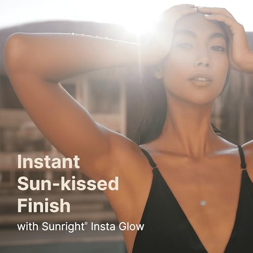 Nu Skin Sunright Insta Glow Self Tanner Gel | Natural Summer Tan for Face & Body | Beauty & Skin Care | Vitamin E & Avocado Oil | Natural Body Bronzer with DHA & Amino Acids | 4.2 oz | 1 Pack