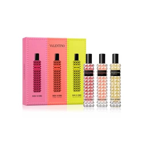 Valentino Donna Born in Roma Travel Spray Perfume Discovery Set, 0.33 Fl Oz (Pack of 3)