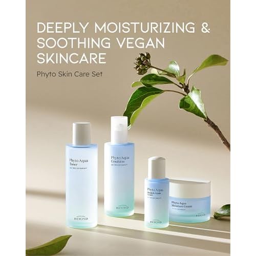 Beyond Skincare Gift Set (11.3fl oz) - Vegan Formula Korean Skin Care. Toner & Lotion for Hydration, Soothing. Hyaluronic Acid, Tree Sap Complex.