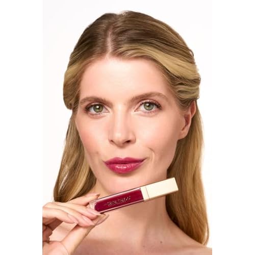 Sara Happ Wild Berry Slip Luxe Gloss with Subtle Shimmer - High-Impact Shine & Long-Lasting Wear, Nourish, Hydrate, and Heal Your Lips, 0.21 fl. oz.